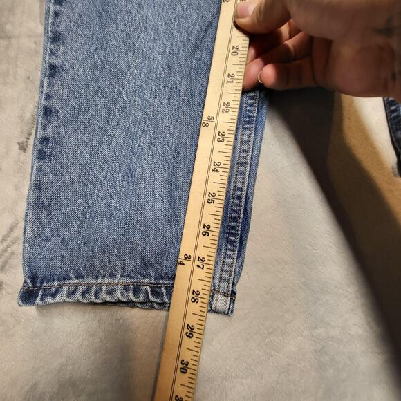 Levis 512 Jeans Womens 14S Blue Slim Fit Tapered Leg High Rise Denim Pants - Picture 7 of 11